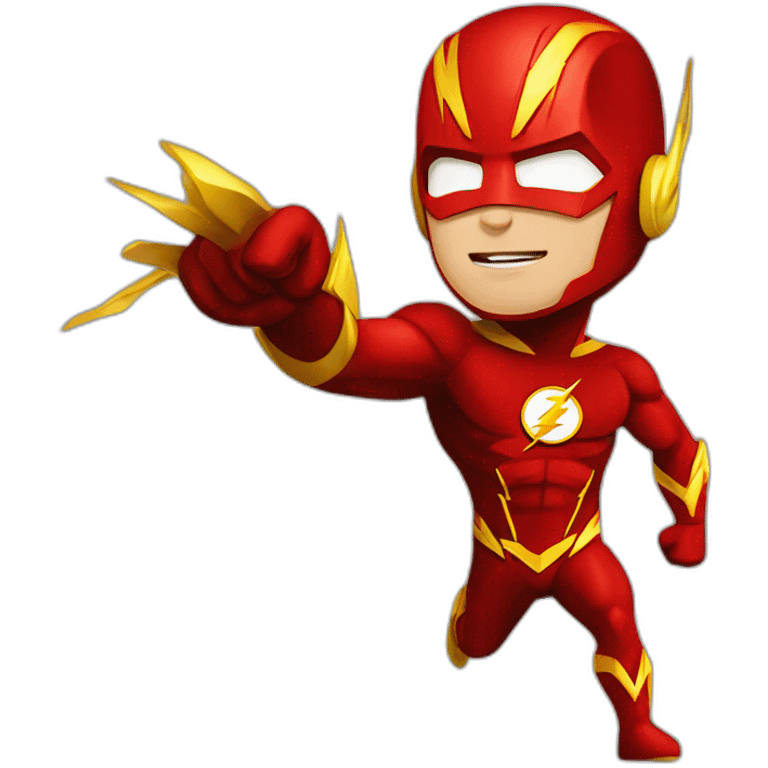 superhero the flash logo emoji