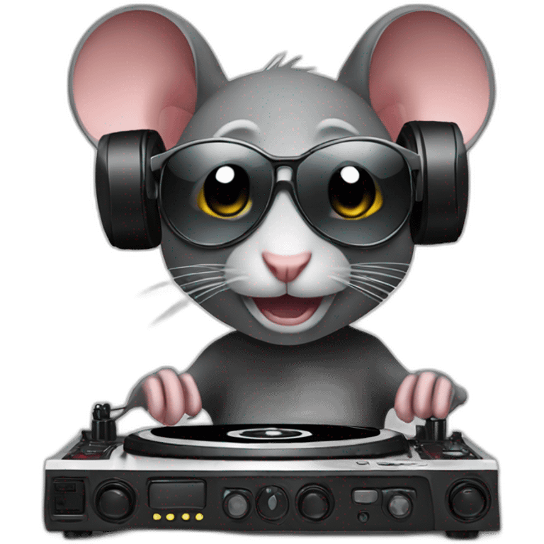 Dj rat emoji