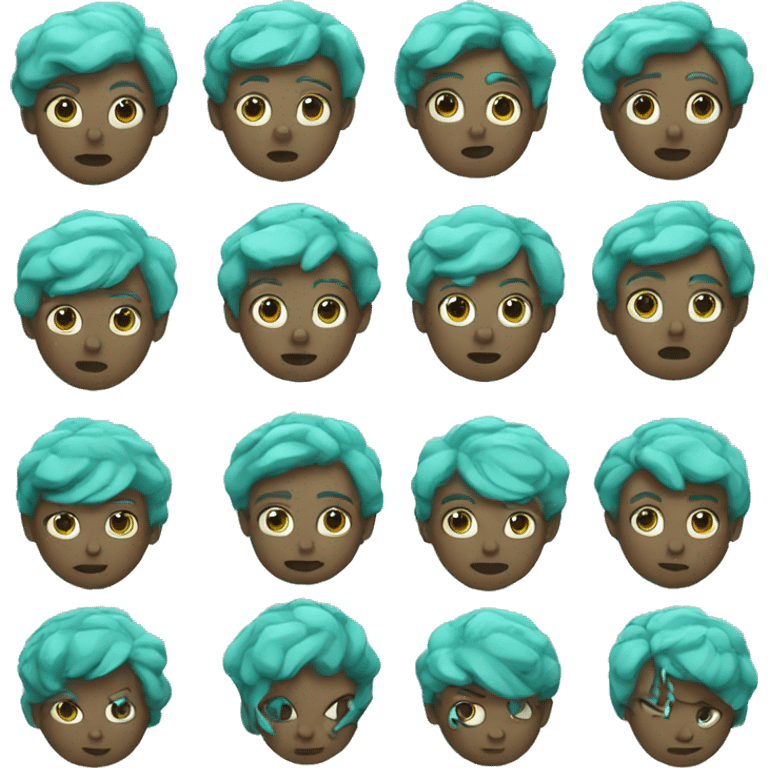 turquoise  emoji