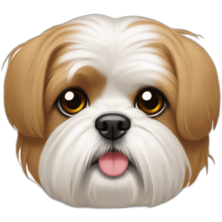 maltese-Shih Tzu with uppy ears emoji