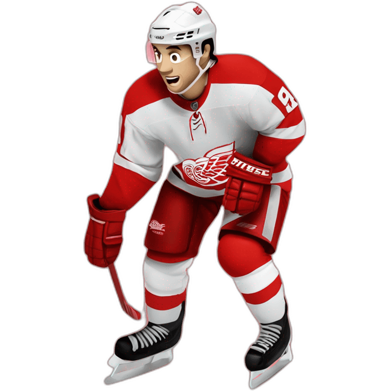 detroit redwings hockey emoji