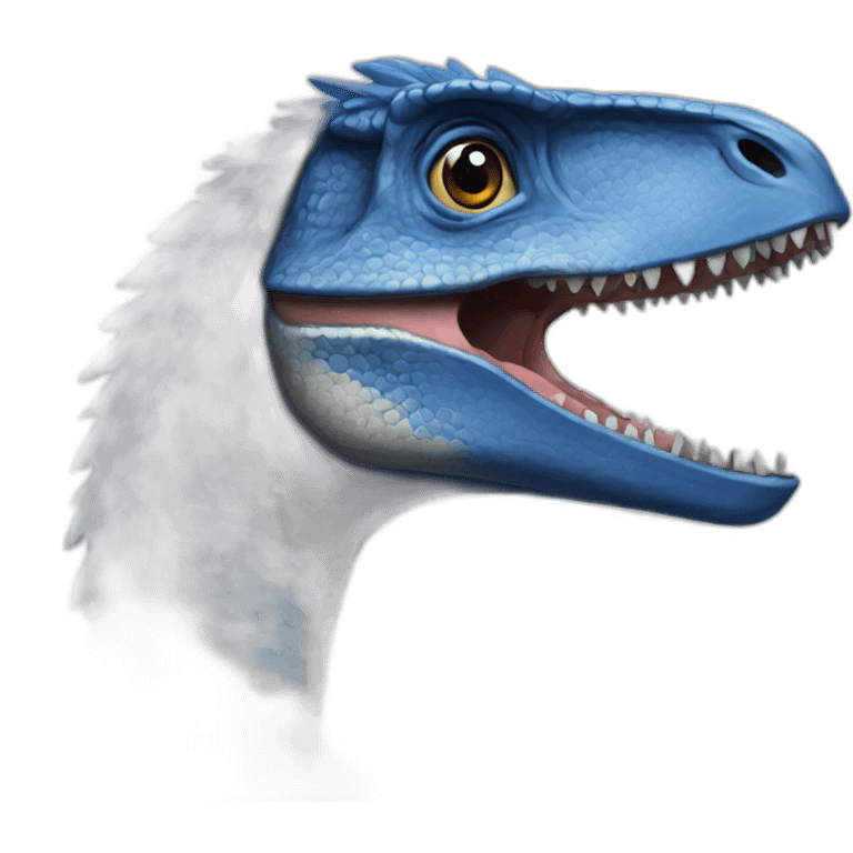 velociraptor Blue emoji