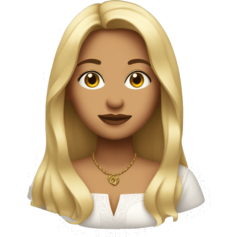 gitana rubia emoji