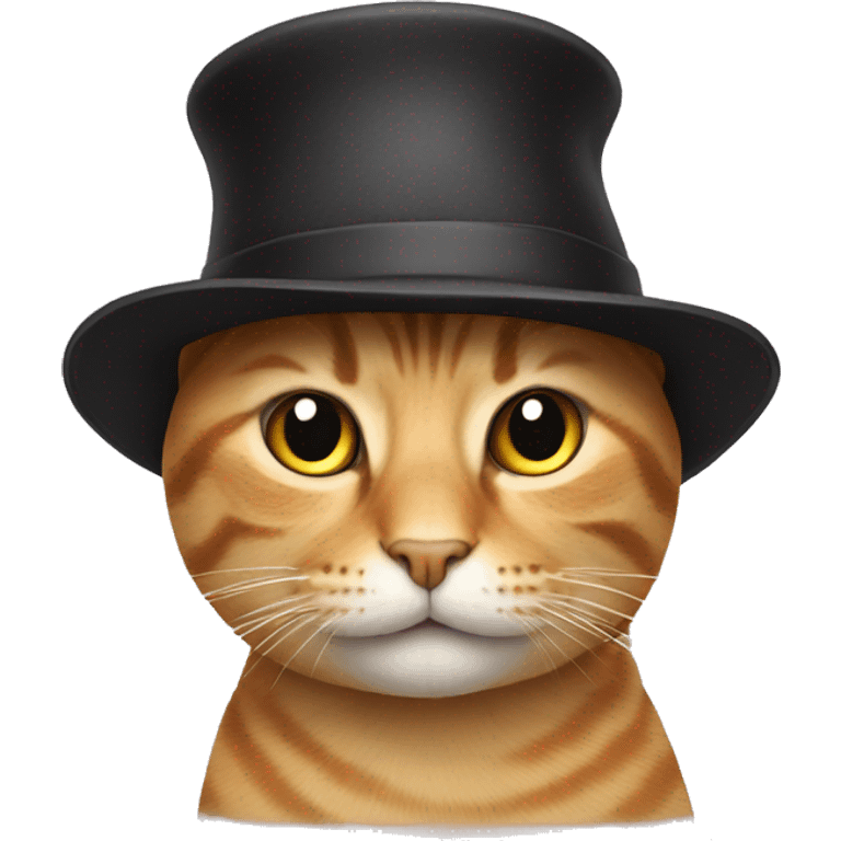 Cat in a hat emoji