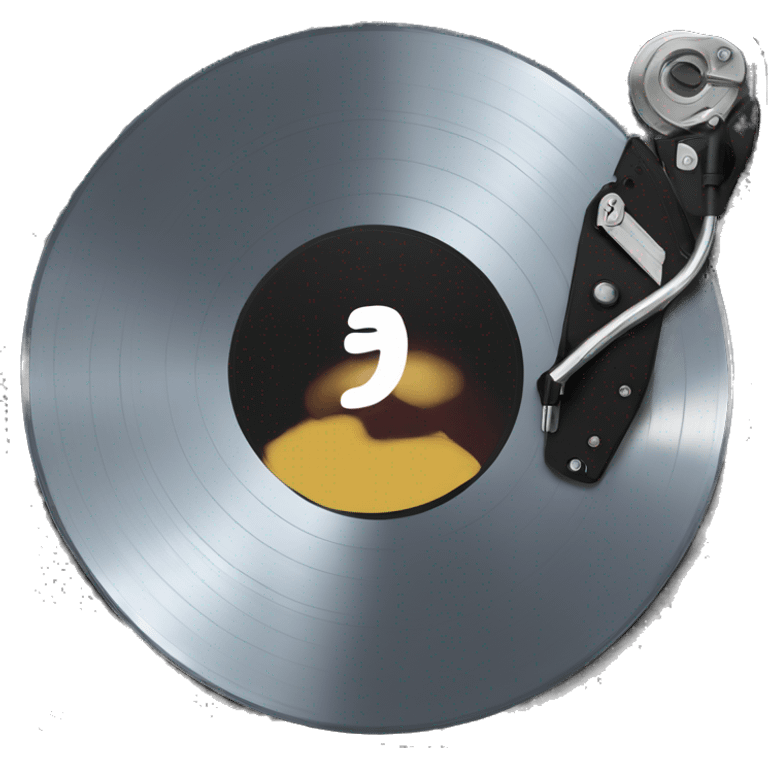 Vinyl disc emoji