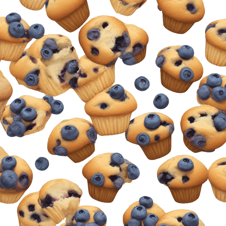 blueberry muffin emoji