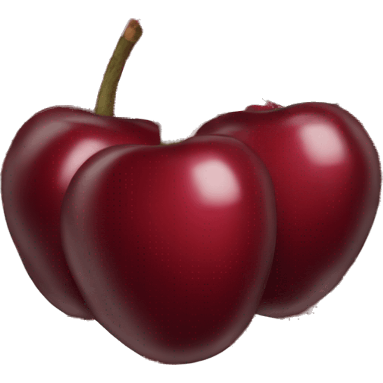 Dark red Cherry  emoji