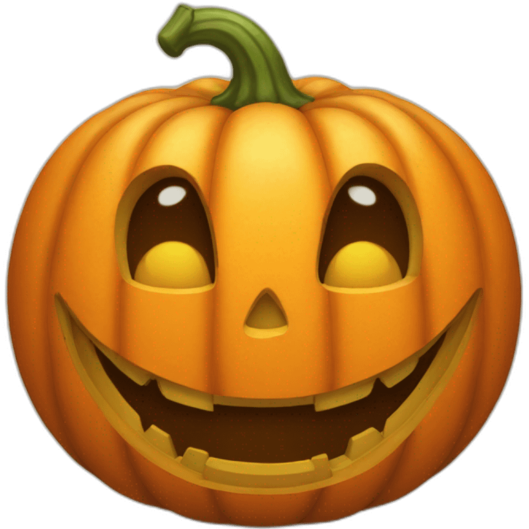 halloween pumpkin smile emoji