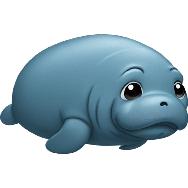 sad crying manatee emoji