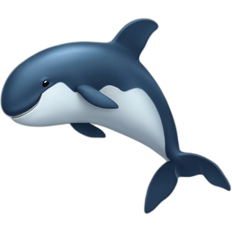 Une baleine qui rigole  emoji