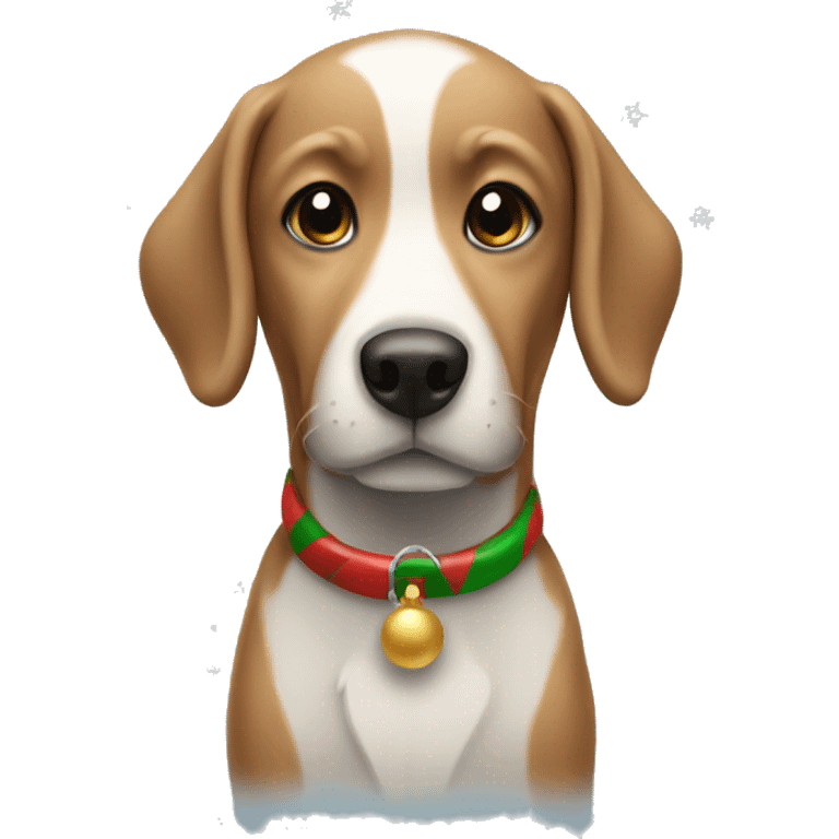 christmas dog emoji