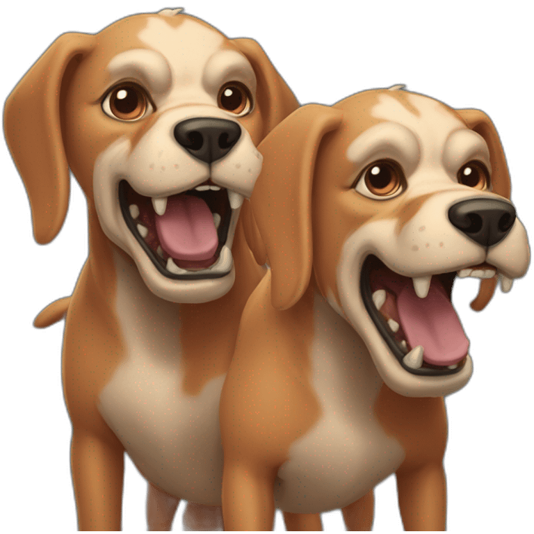 cerberus, the three headed dobberman  emoji