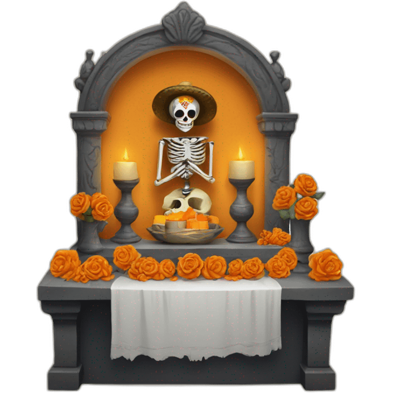 altar de muertos pan emoji