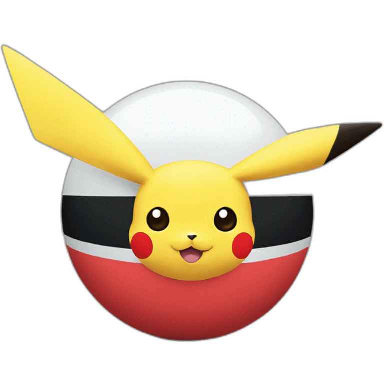 Pikachu pokeball emoji