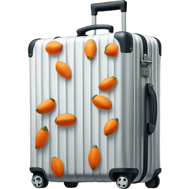 Rimowa luggage papaya  emoji