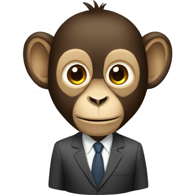 business monkey emoji