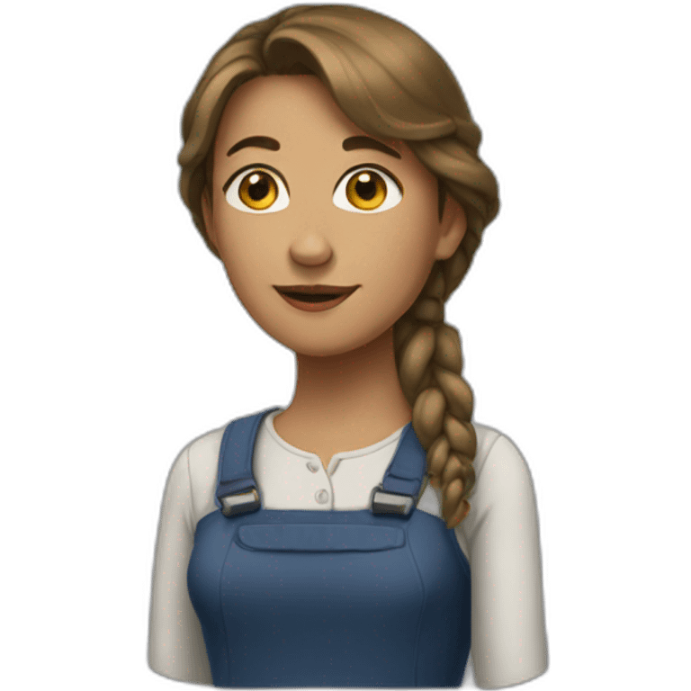 Une femme emoji