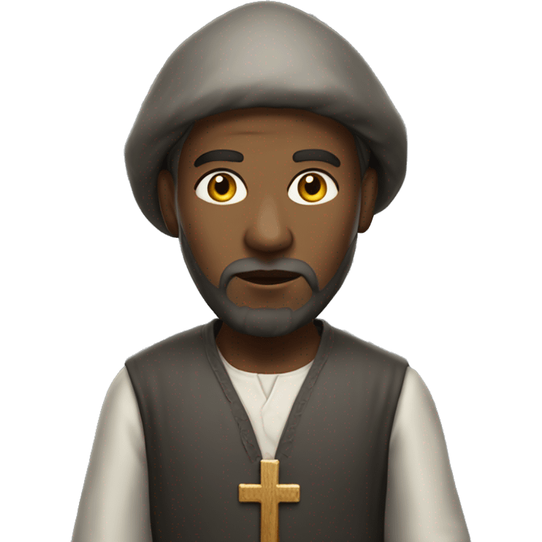 religious pilgrim light photorealistic serious emoji