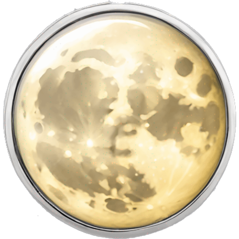 full moon jewelry emoji