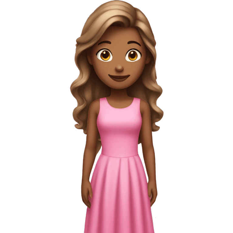 The girl in the pink dress emoji