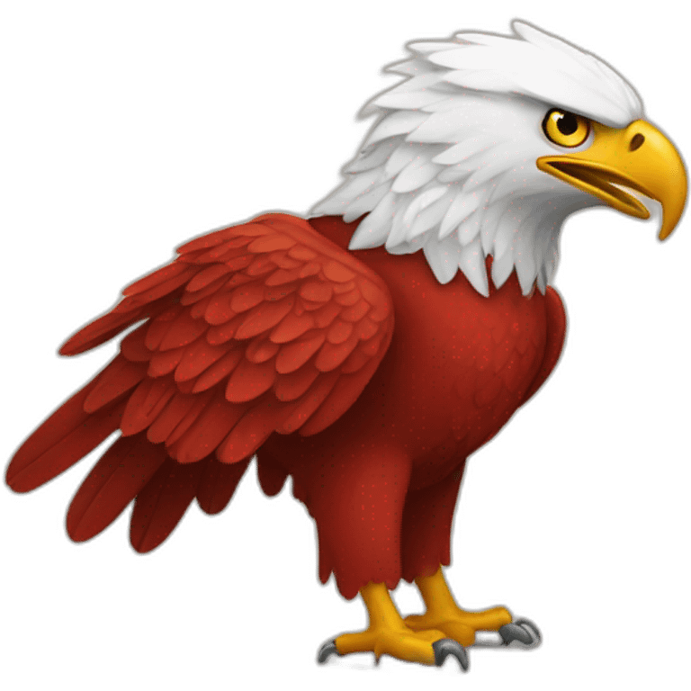 red eagle emoji