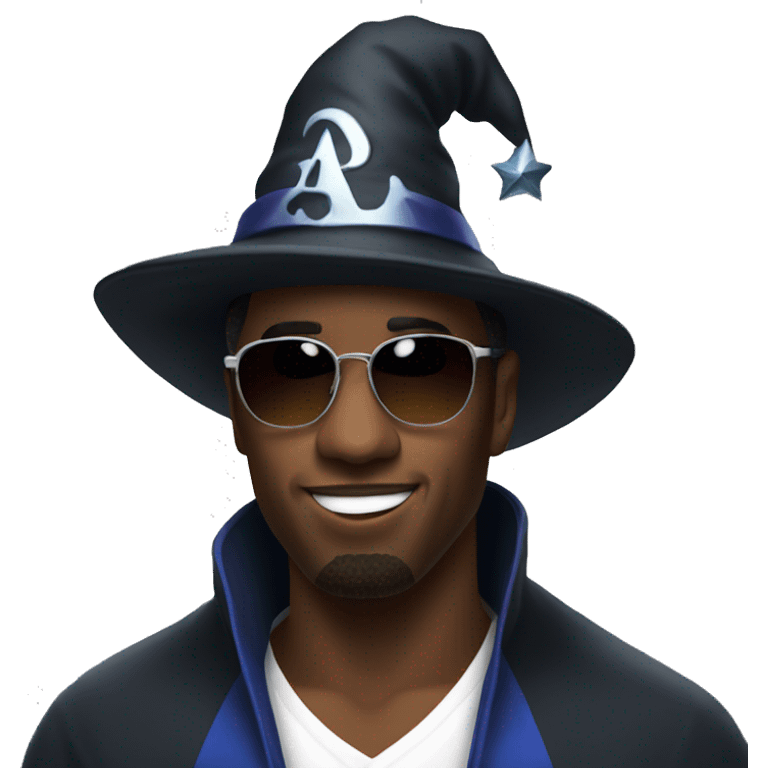 P diddy with a wizard hat on emoji