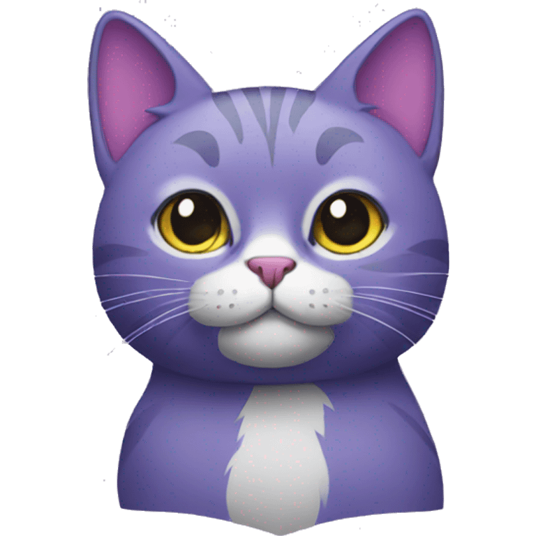 purple cat emoji