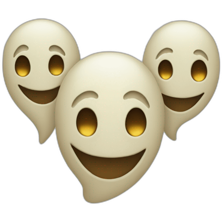 three-ghosts-smiling emoji