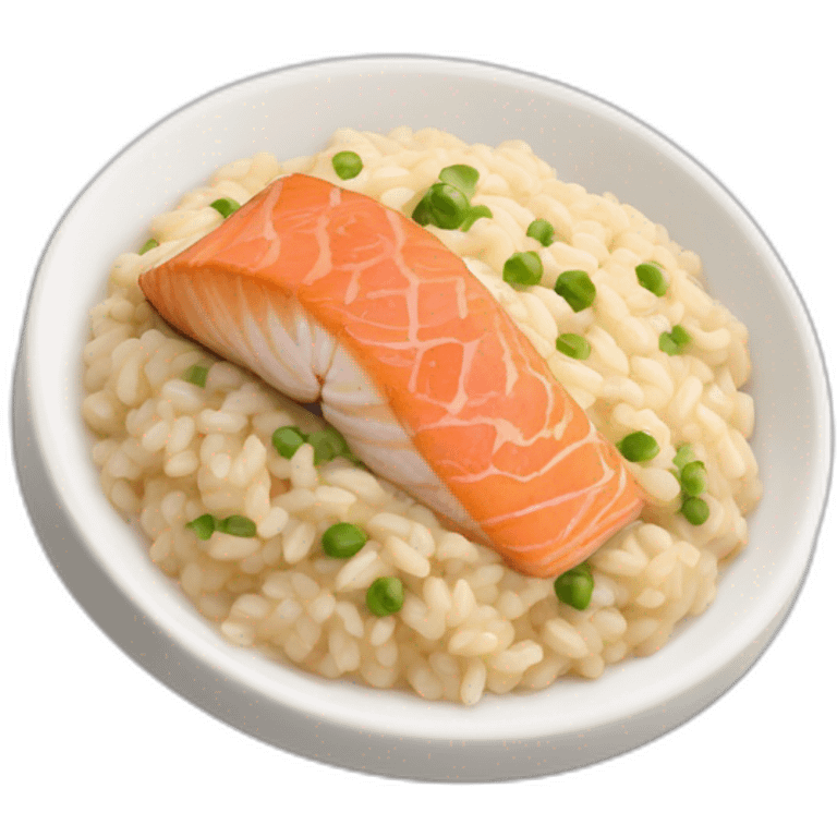 risotto au saumon emoji