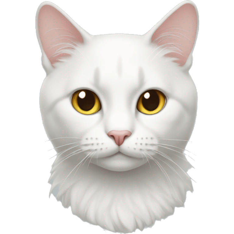 cat white  emoji