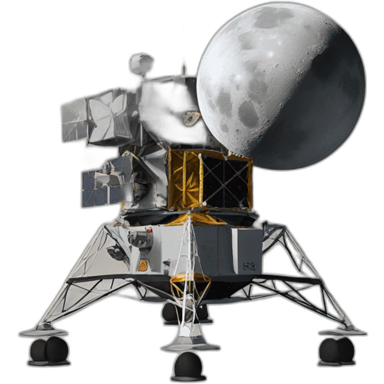 Apollo 11 lunar lander emoji