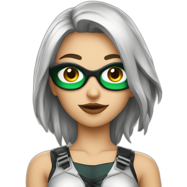 Sexy cosplay girl emoji