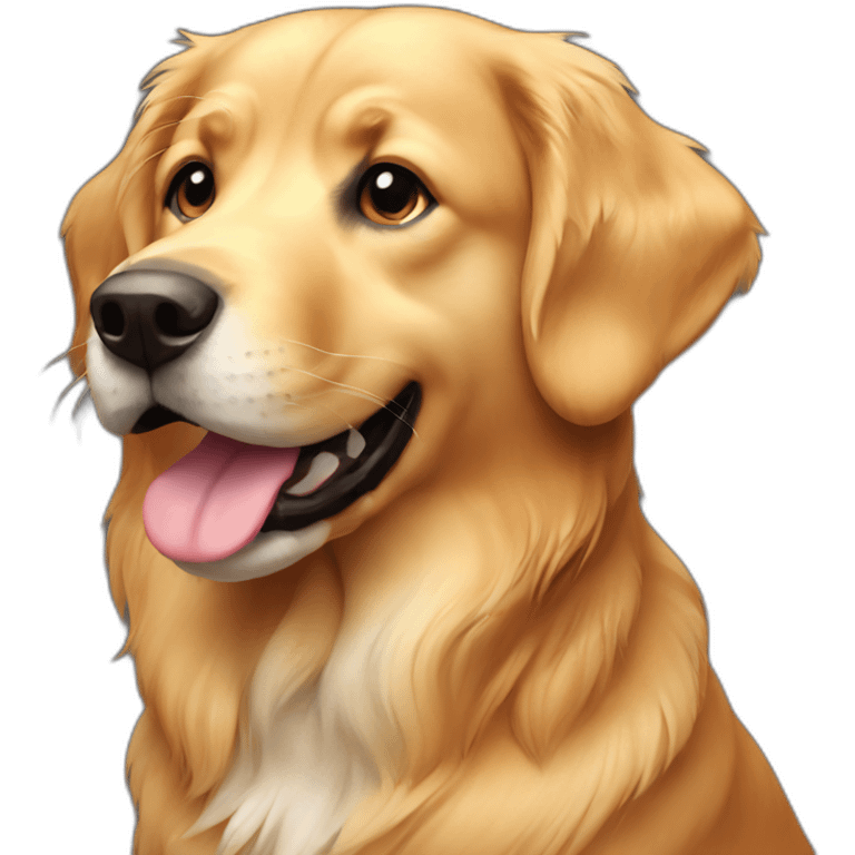 Retriever dog emoji