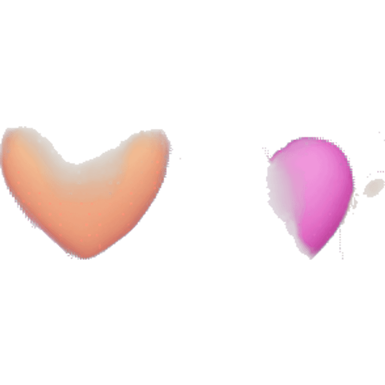 Colourful heart shaped emoji emoji