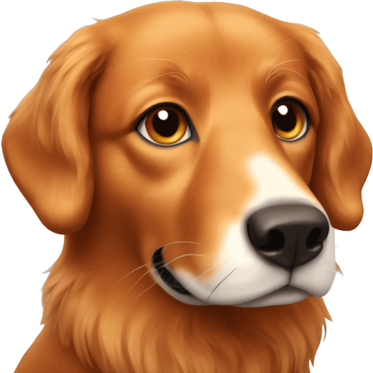 Fox red retriever  emoji