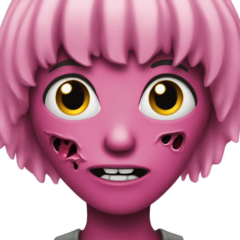 Pink zombie  emoji