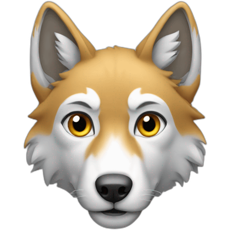 loup sur un chat emoji