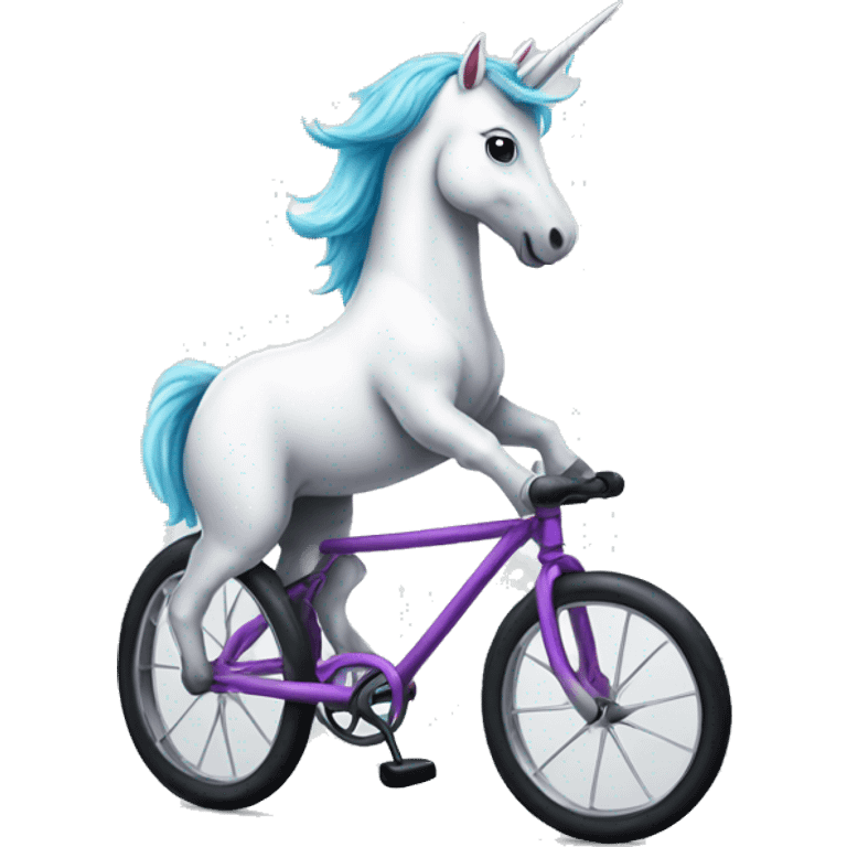 unicorn on tricycle  emoji