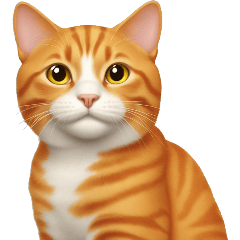 Orange cat emoji