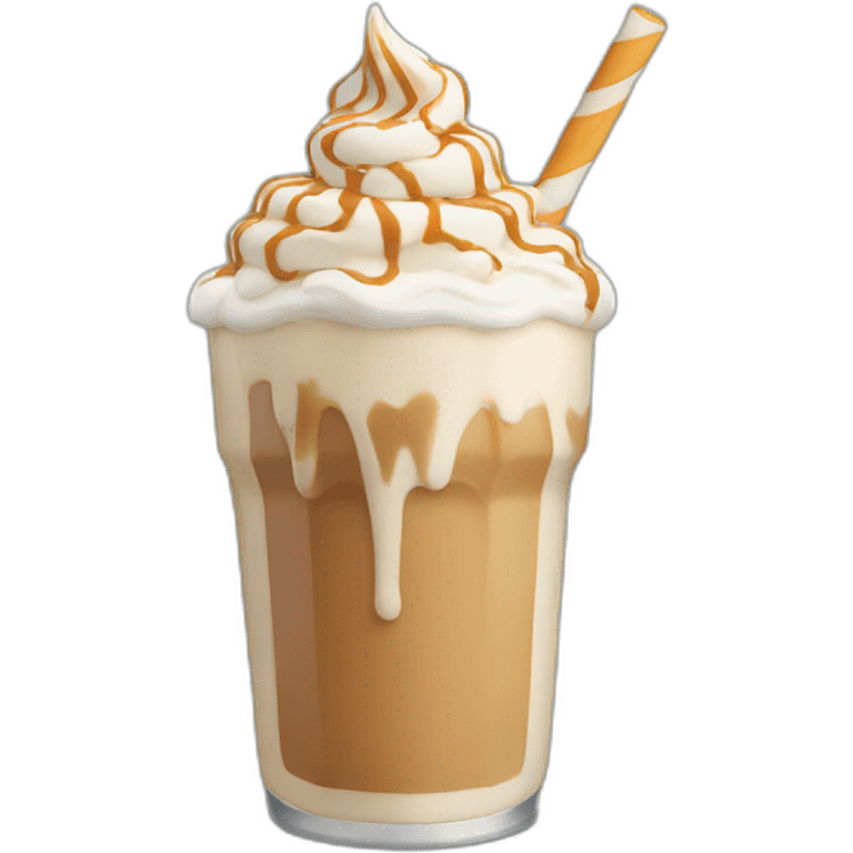 caramel milkshake emoji