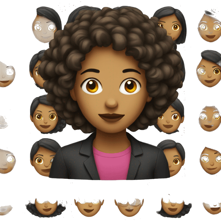 Mixed woman emoji