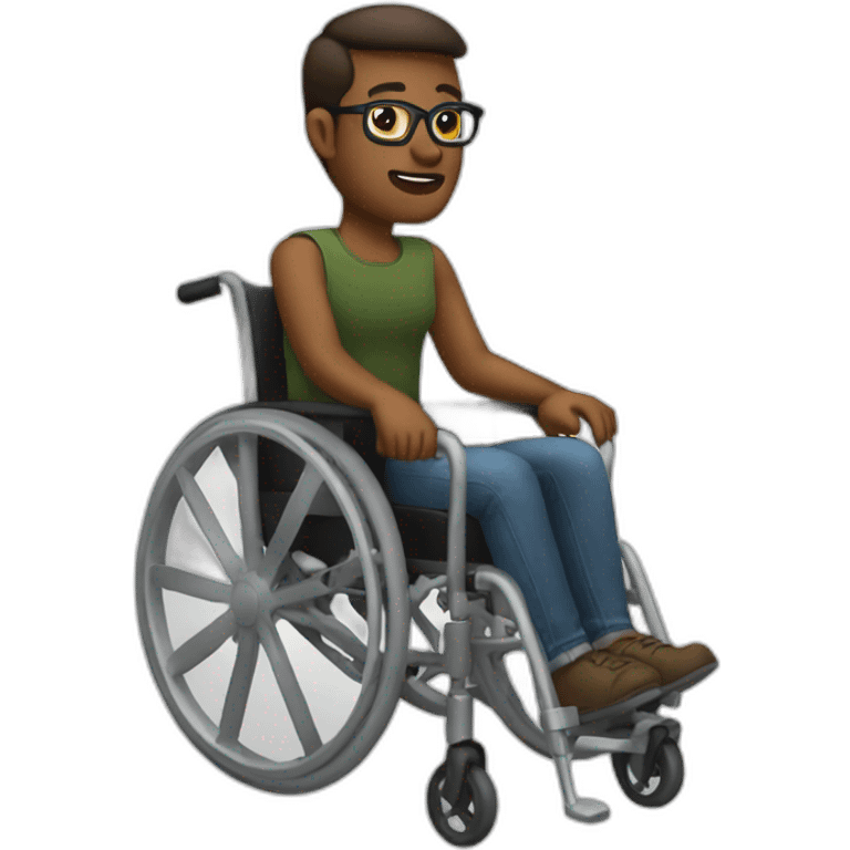 designer in a wheelchair emoji