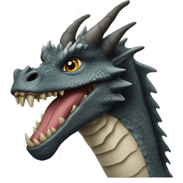 Realistic dragon  emoji