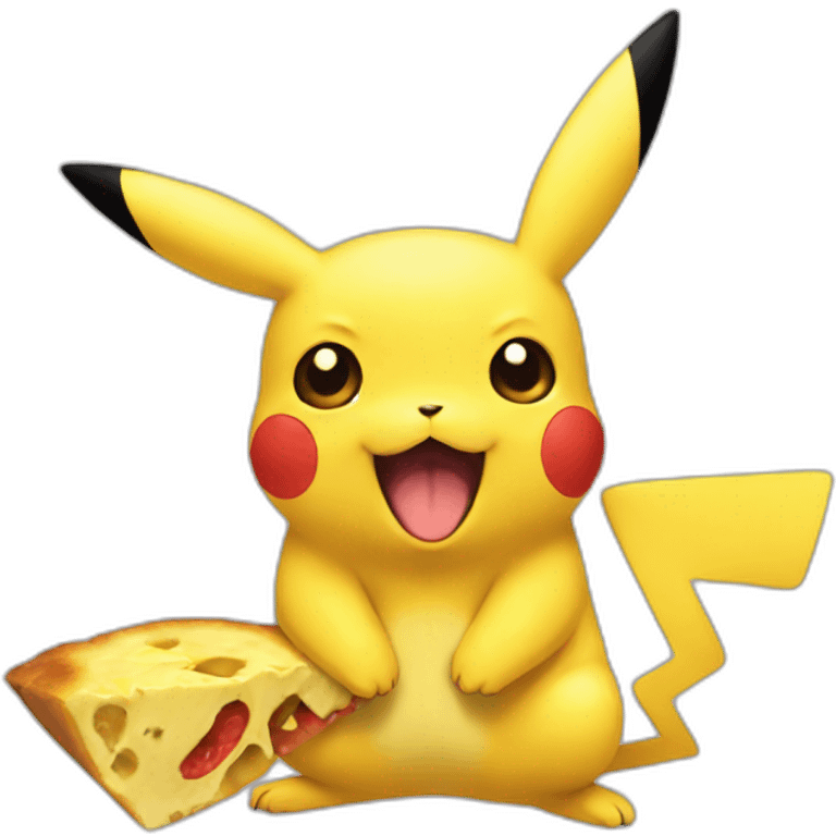 Pikachu eat pikachu emoji