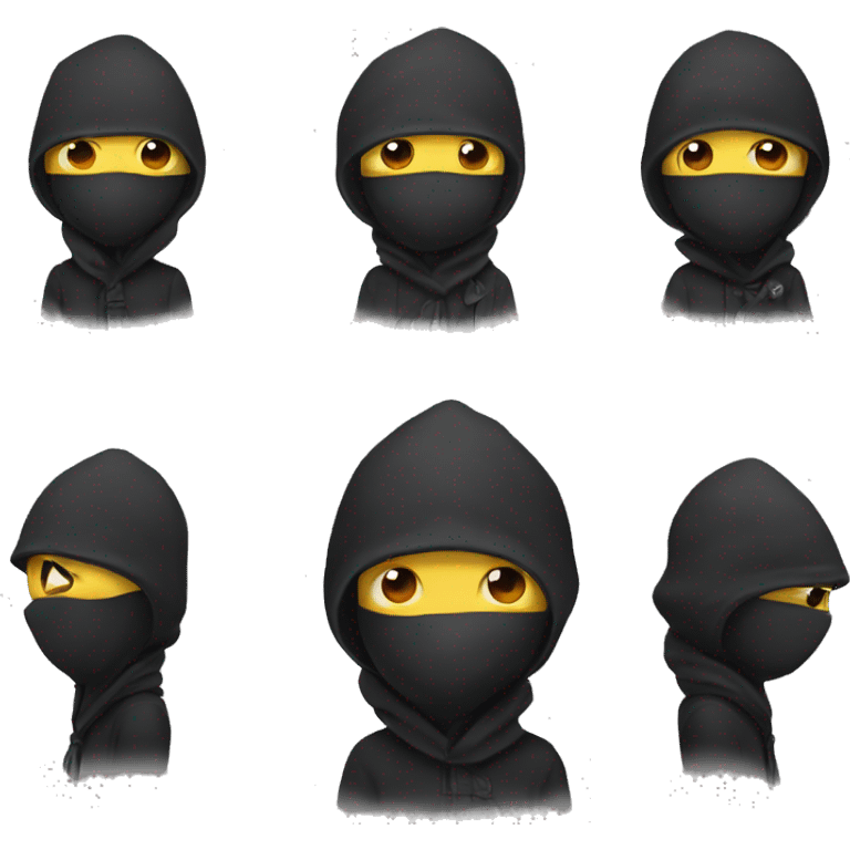 poisson ninja avec queue emoji