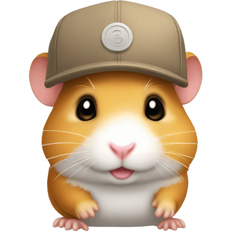 hamster in a cap emoji