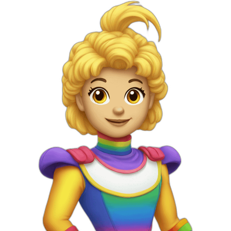 Rainbow brite cartoon emoji