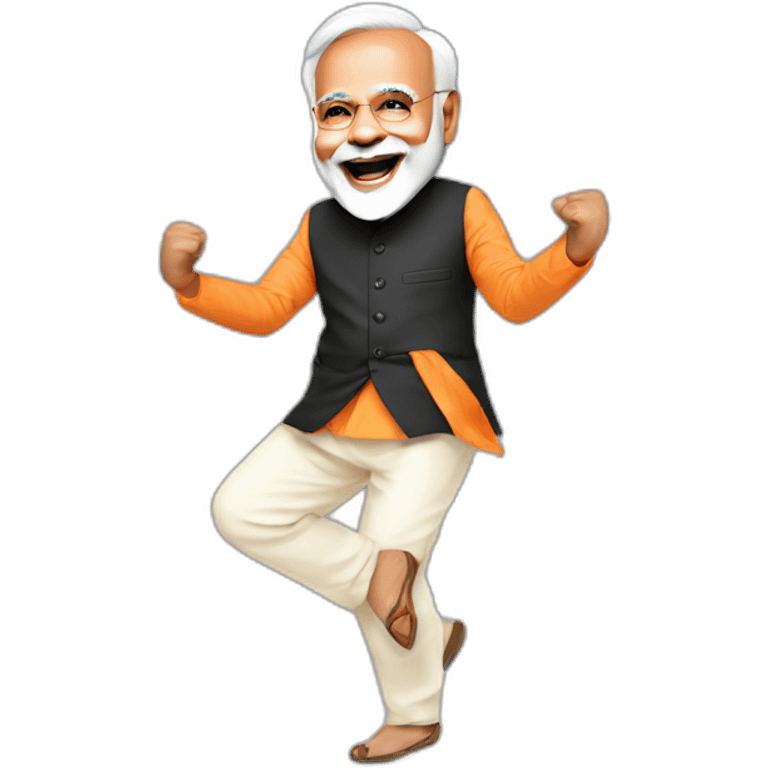 Narendra modi disco dancing emoji