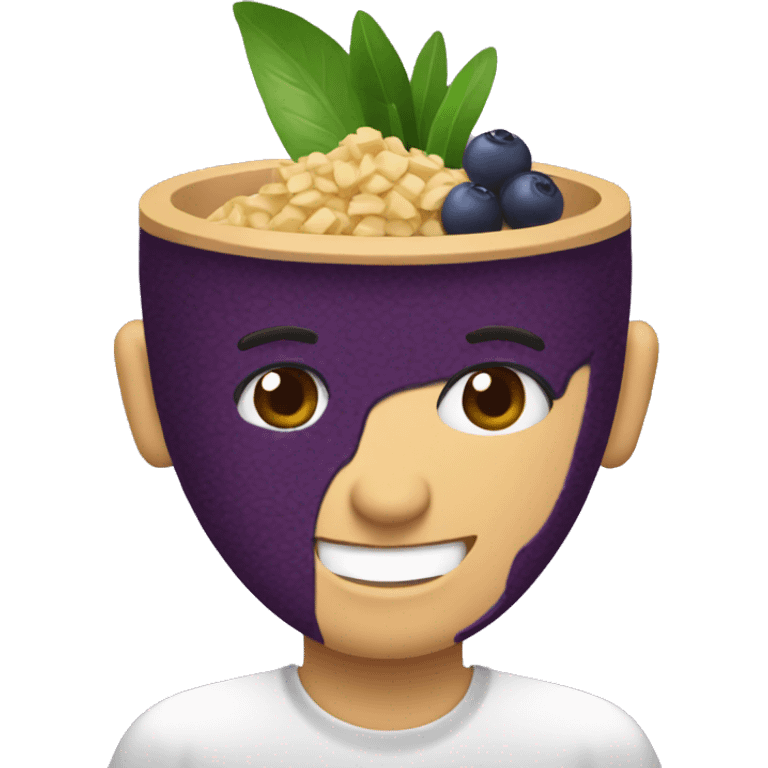 Acai bowl emoji