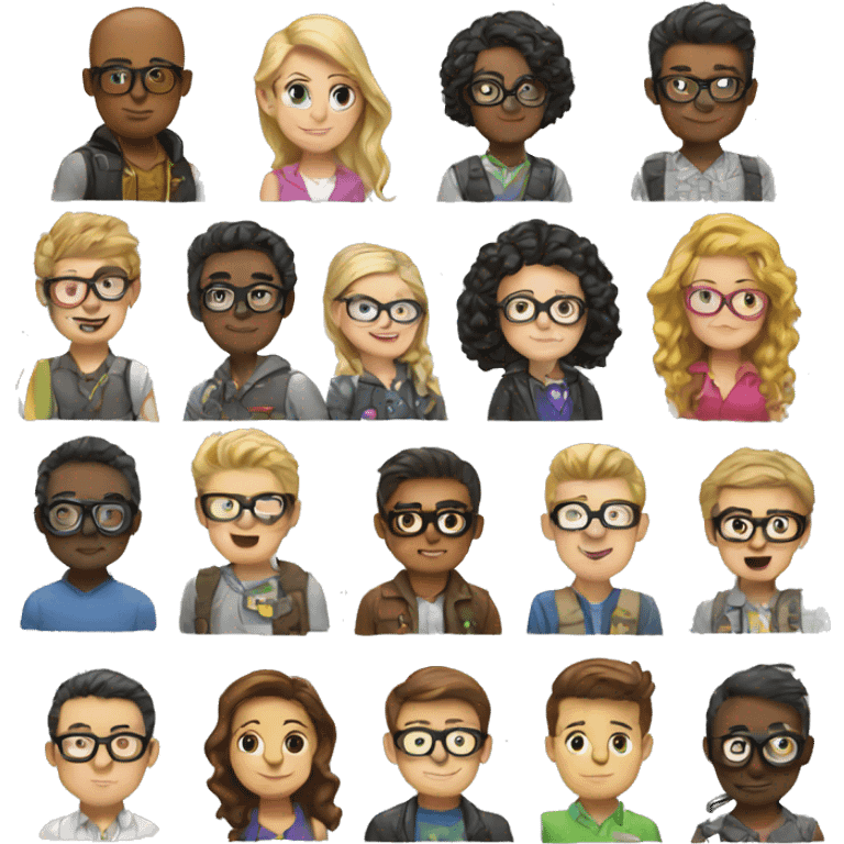 geek collection emoji